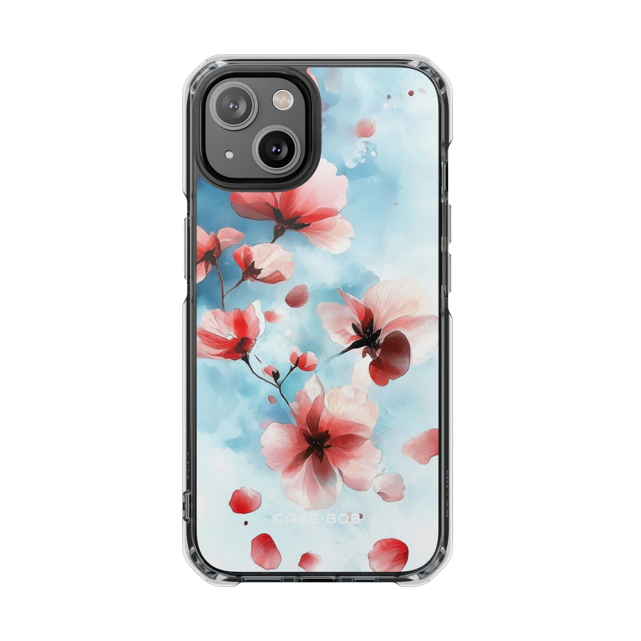 Pink Blossom Drift iPhone 14 Case - Impact