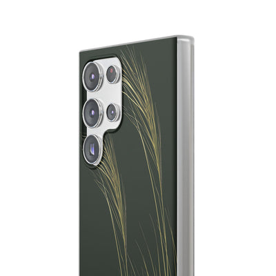 Green Lite Phone Case for Samsung - Midnight Gilded Grass