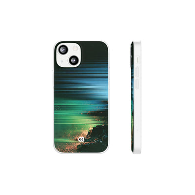 Digital Shoreline Drift · Lite Phone Case for iPhone ·  Teal