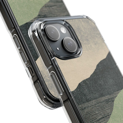 Green Impact MagSafe Phone Case for iPhone - Moss Ridge Grain