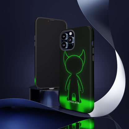 Neon Horned Glow iPhone 13 Pro Max Case - Tough