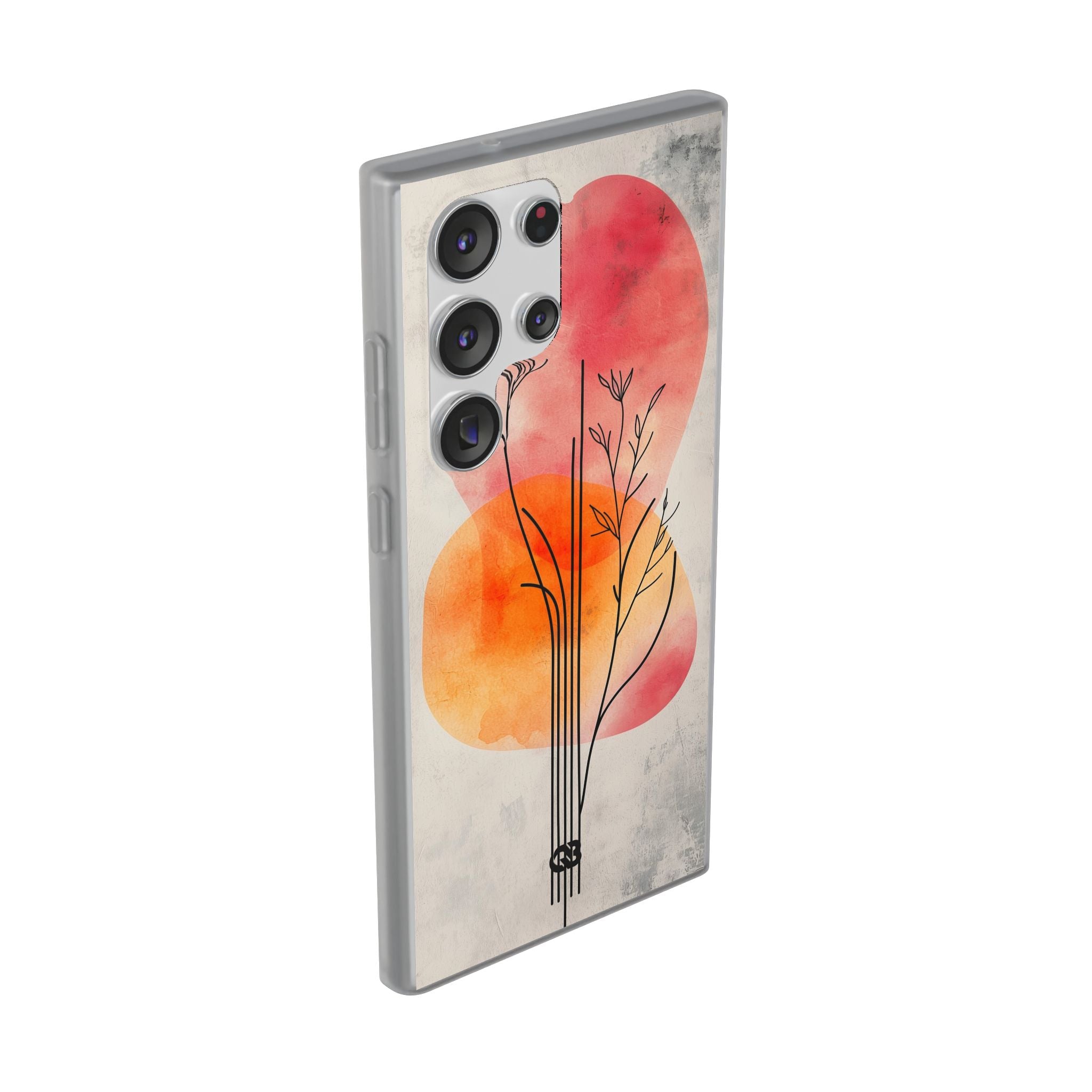 Crimson Bloom Lineage · Soft Phone Case for Samsung
