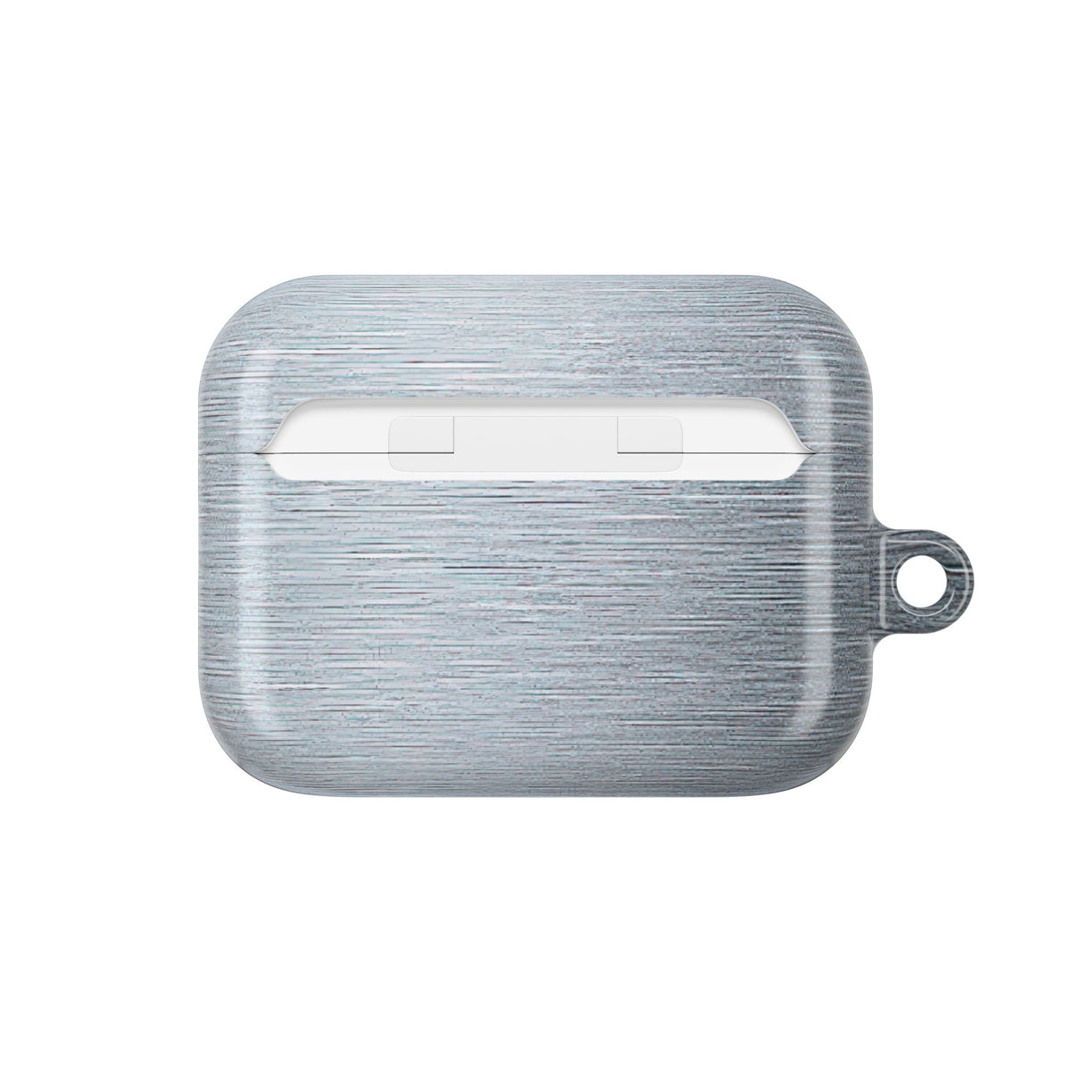 Brushed Aluminum · Hard Case for AirPods & AirPods Pro · Silver