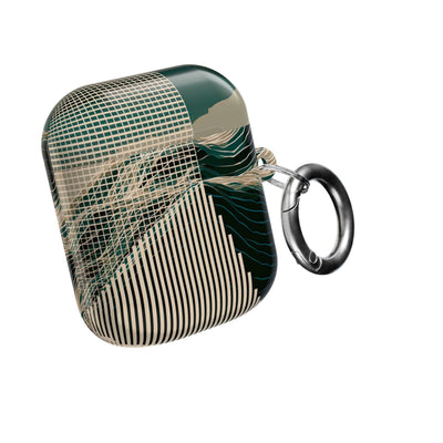 Orbital Terrain · Hard Case for AirPods & AirPods Pro · Green