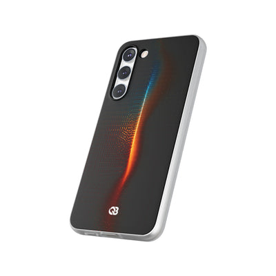 Luminous Refraction Grid · Lite Phone Case for Samsung · Black