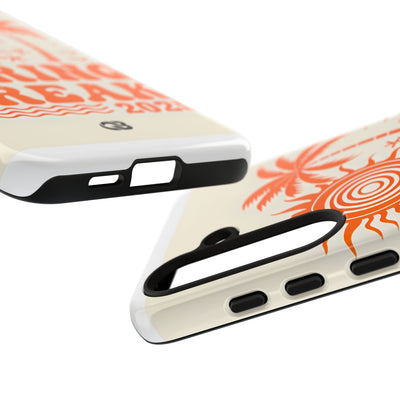 Retro Orange Tide · Tough Capa para Samsung