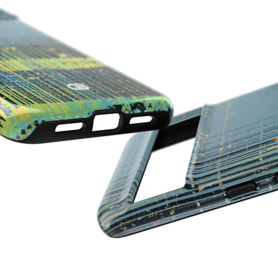 Acid Raster Circuit · Tough Phone Case for Pixel ·  Teal