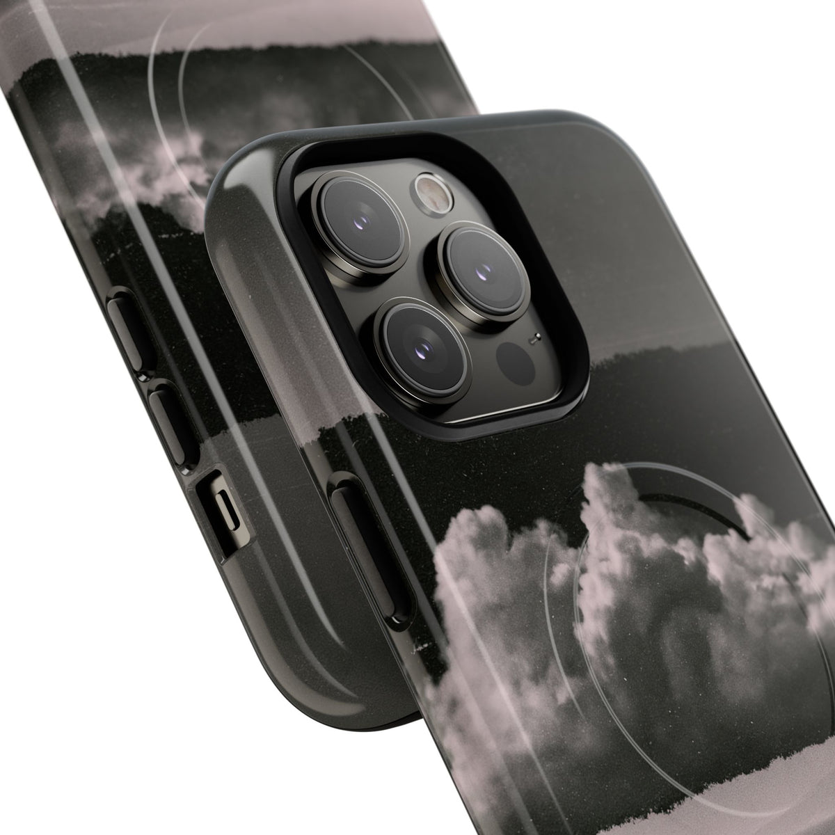 Crimson Horizon · Tough 2.0 Magnetic Phone Case for iPhone · Black