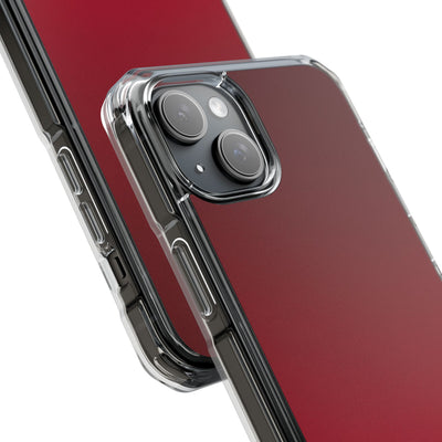 Red Impact MagSafe Phone Case for iPhone - Crimson Velvet Fade