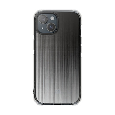 Grey Impact MagSafe Phone Case for iPhone - Static Vertical Dither