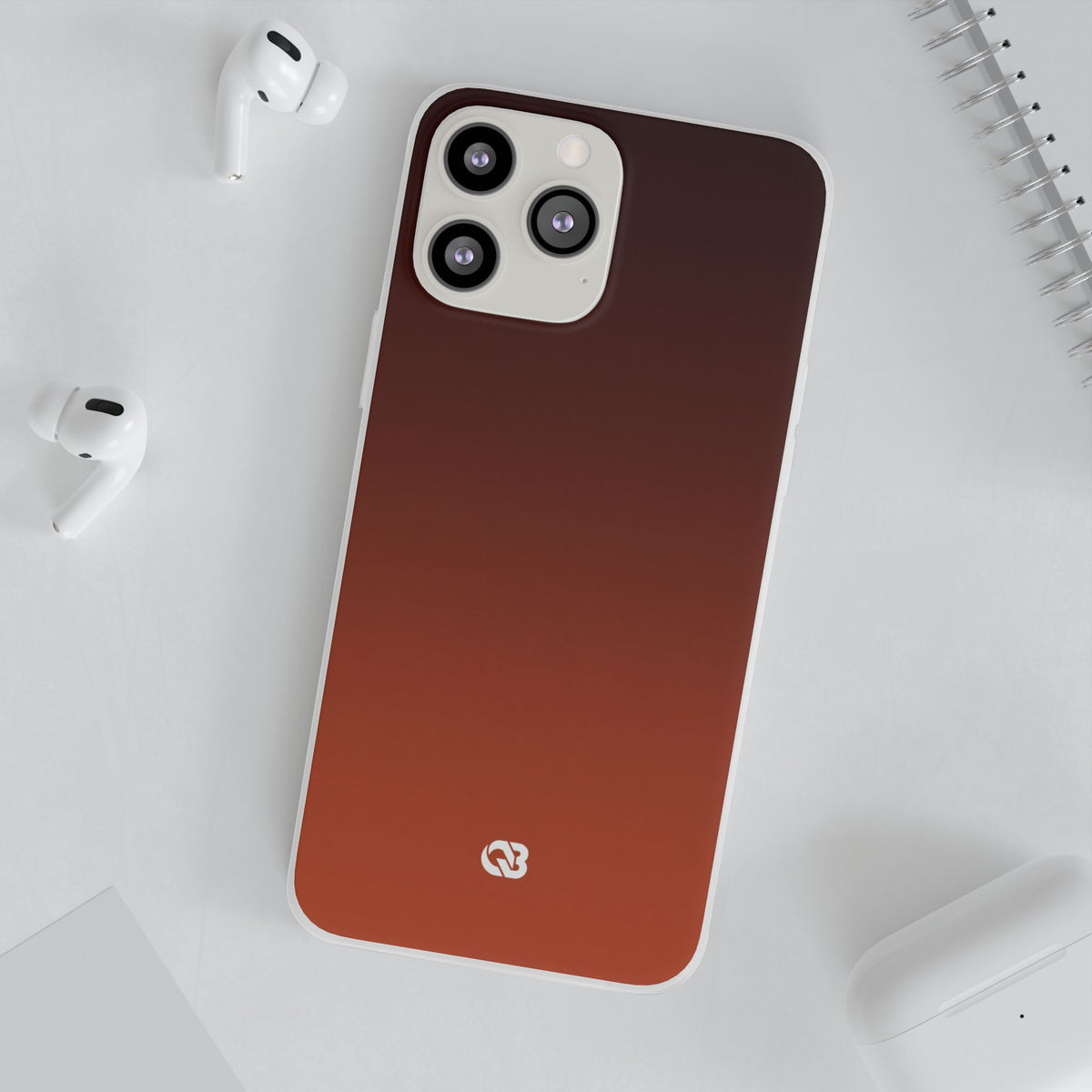 Burnt Amber Spectrum · Lite Phone Case for iPhone ·  Orange