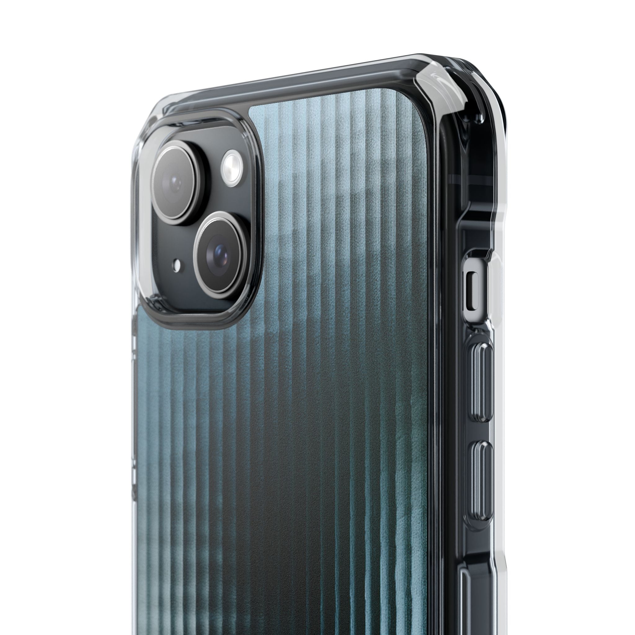 Blue Impact MagSafe Phone Case for iPhone - Glacial Reeded Glass