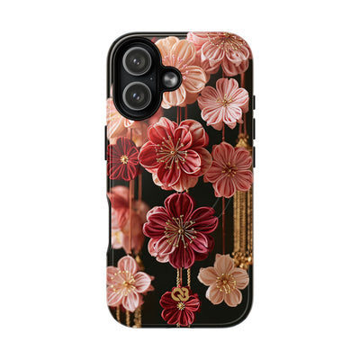 Silk Blossom Kanzashi · Tough 2.0 Magnetic Phone Case for iPhone · Pink