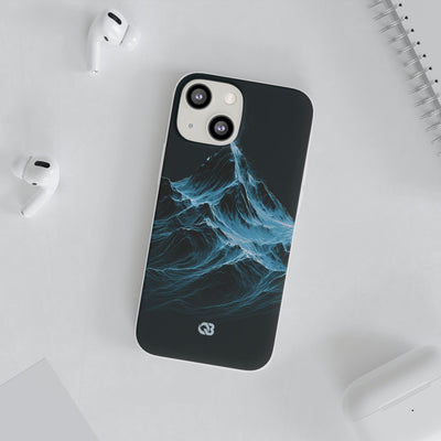 Nordic Frost Peak · Lite Phone Case for iPhone ·  Blue