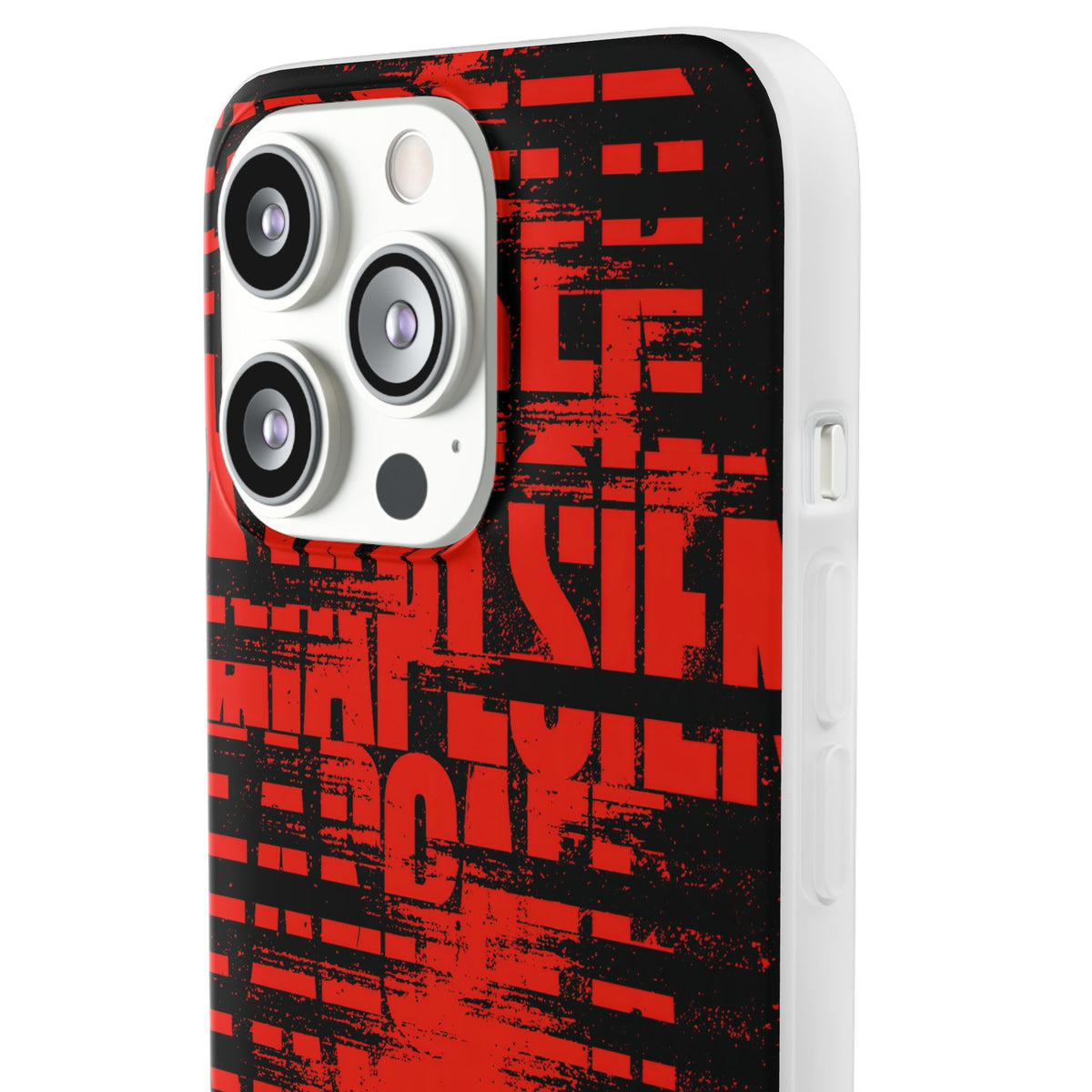 Crimson Redaction · Lite Phone Case for iPhone ·  Black