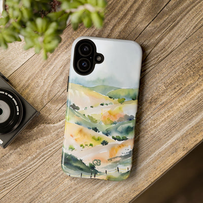 Verdant Mist Valleys · Tough Phone Case for iPhone