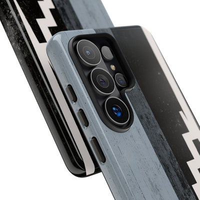Grey Tough Phone Case for Samsung - Industrial Concrete Void