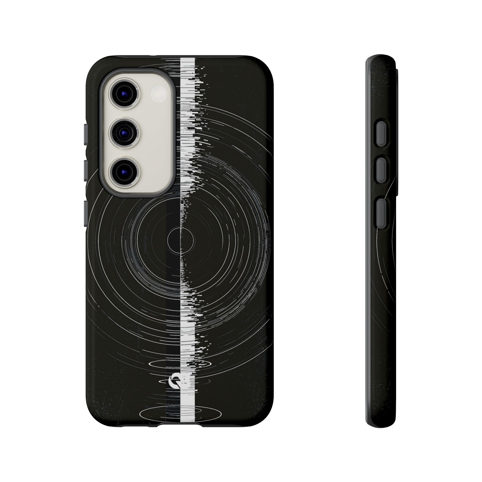 Black Tough Phone Case for Samsung - Obsidian Orbital Signal