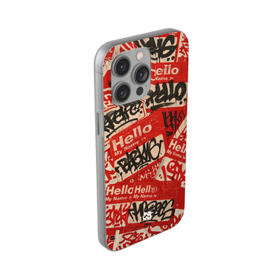 Slap Tag Collage · Lite Phone Case for iPhone ·  Red