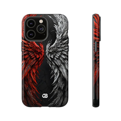 Split Crimson Wing · Tough Phone Case for iPhone