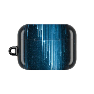 Nocturnal Cascade · Hard Case for AirPods & AirPods Pro · Black