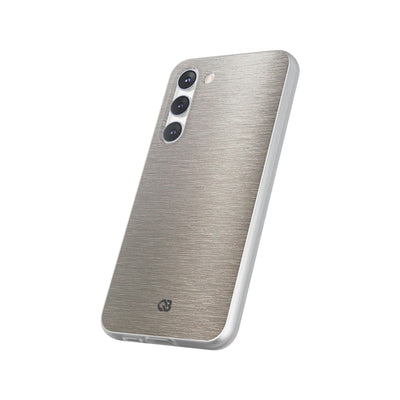 Brushed Silver Alloy · Lite Phone Case for Samsung · Silver