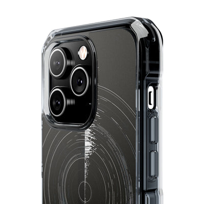 Black Impact MagSafe Phone Case for iPhone - Obsidian Orbital Signal