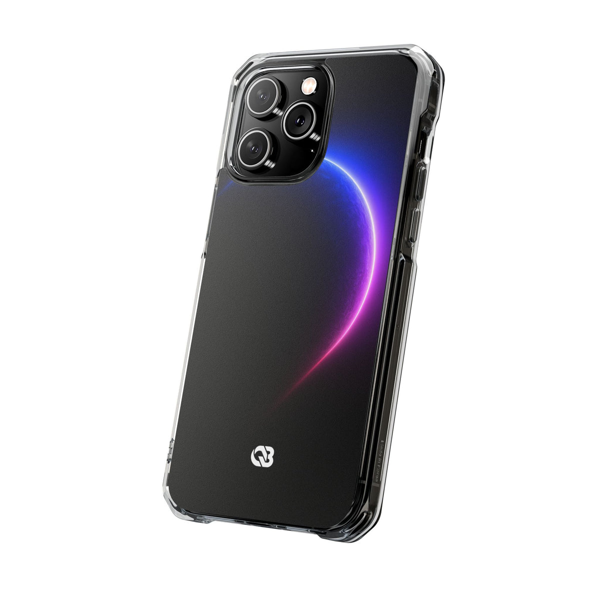 Luminous Eclipse · Clear Impact Magnetic Phone Case for iPhone · Black