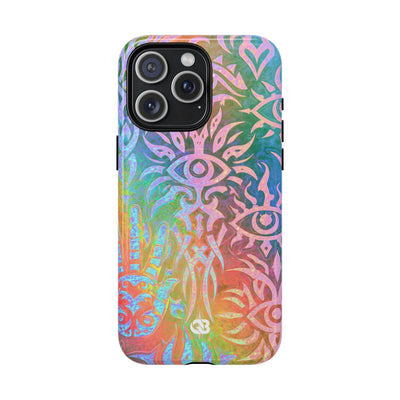 Chromatic Mystic Sigil · Tough 2.0 Magnetic Phone Case for iPhone · Blue