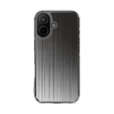 Grey Impact MagSafe Phone Case for iPhone - Static Vertical Dither