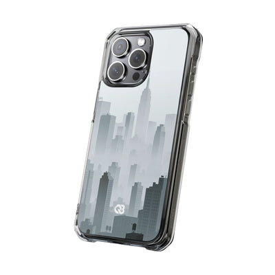 Metropolitan Horizon · Clear Impact Magnetic Phone Case for iPhone ·  Grey