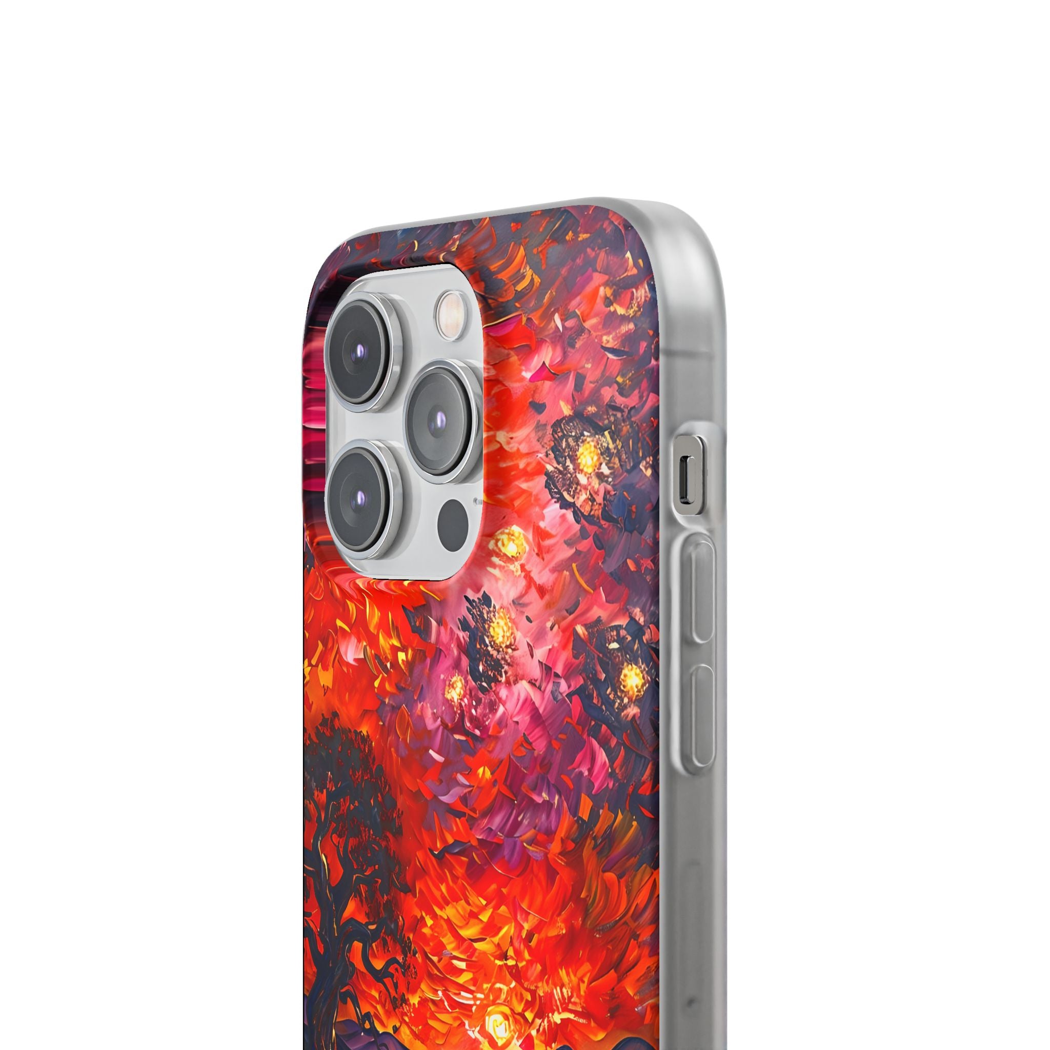 Molten Sky Tree · Soft Handyhülle für iPhone