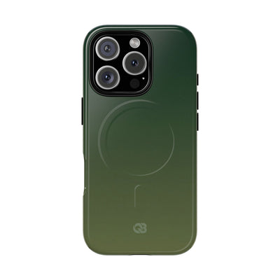 Green Tough 2.0 Magsafe Phone Case for iPhone - Shadow Moss Grain