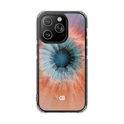 Radiant Aura Core · Clear Impact Magnetic Phone Case for iPhone · Orange