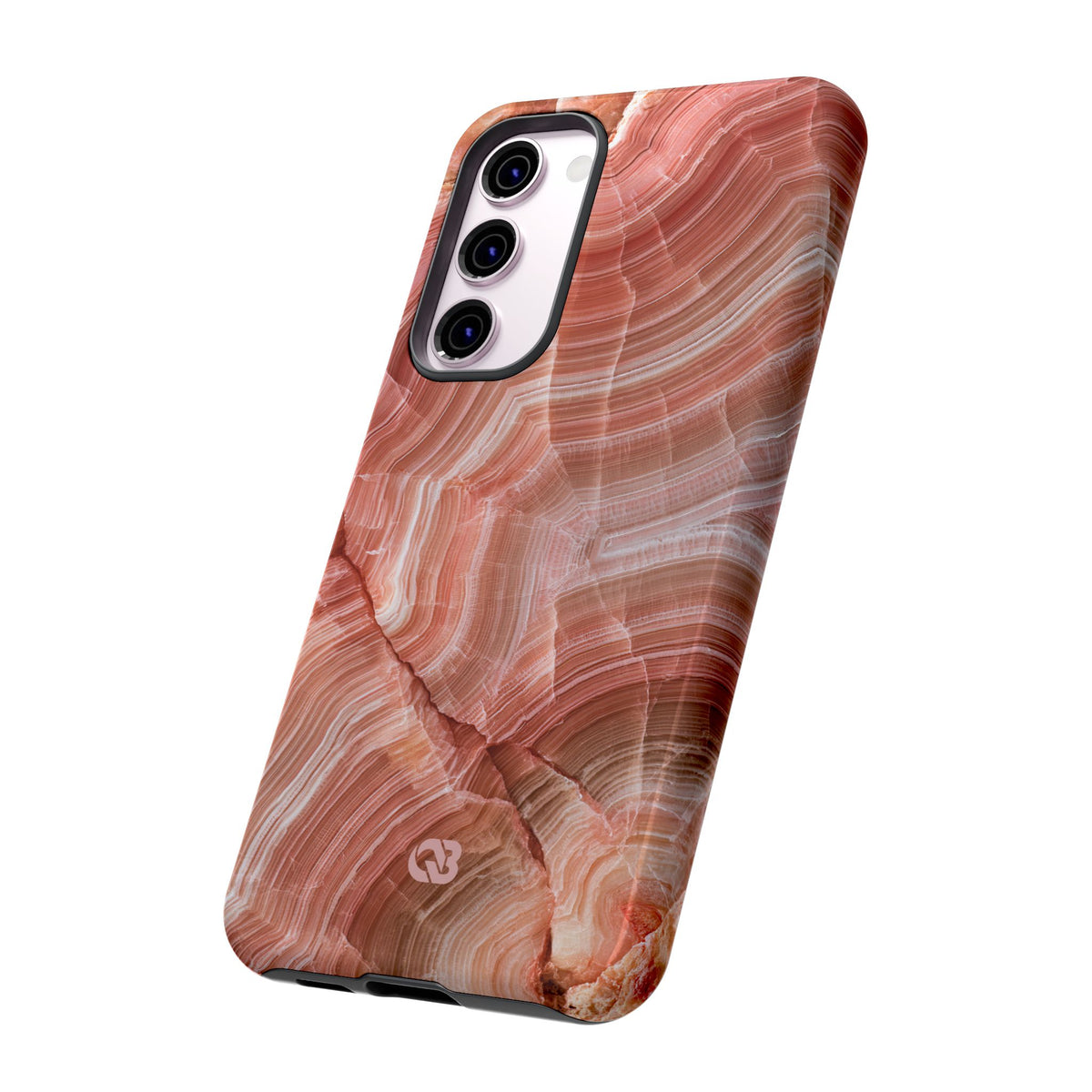 Blushing Rose Strata · Tough Phone Case for Samsung · Pink