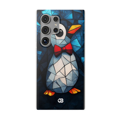 Mosaic Bowtie Penguin · Soft Phone Case for Samsung