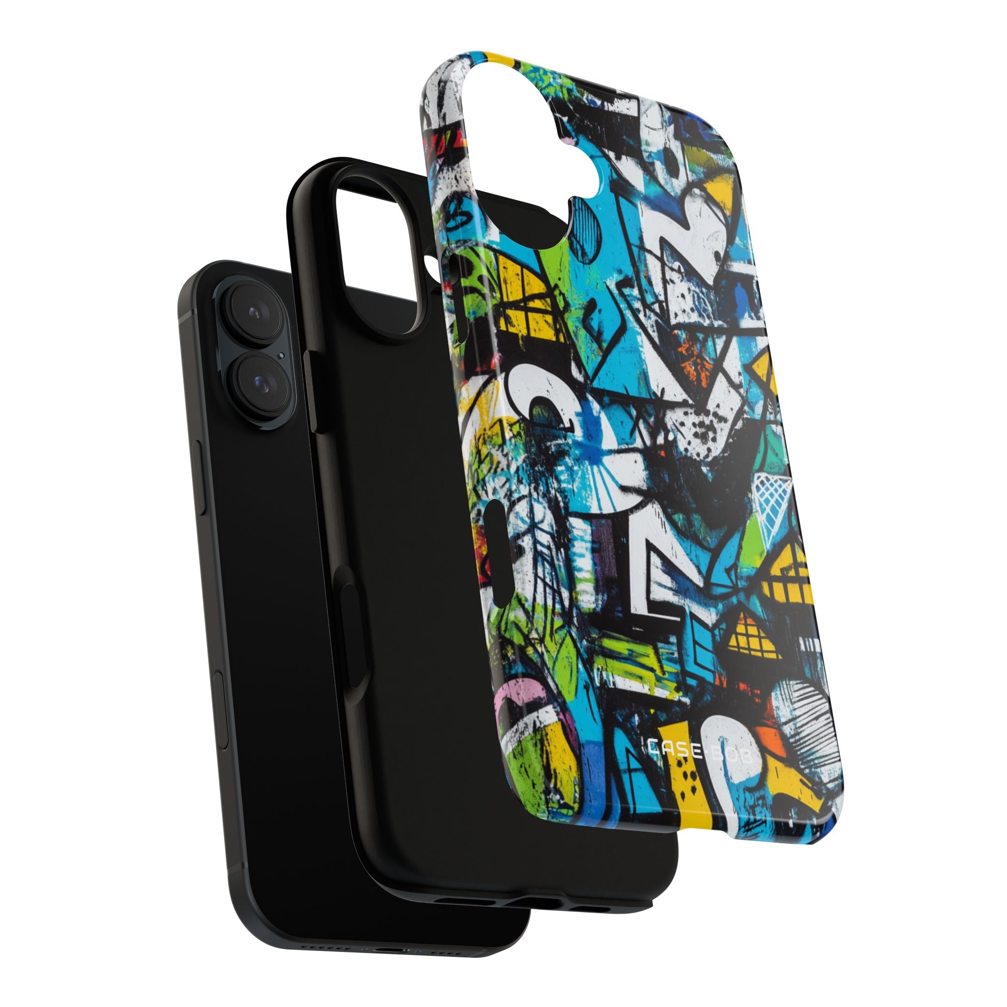 Jagged Spectrum iPhone 16 Plus Case - Tough