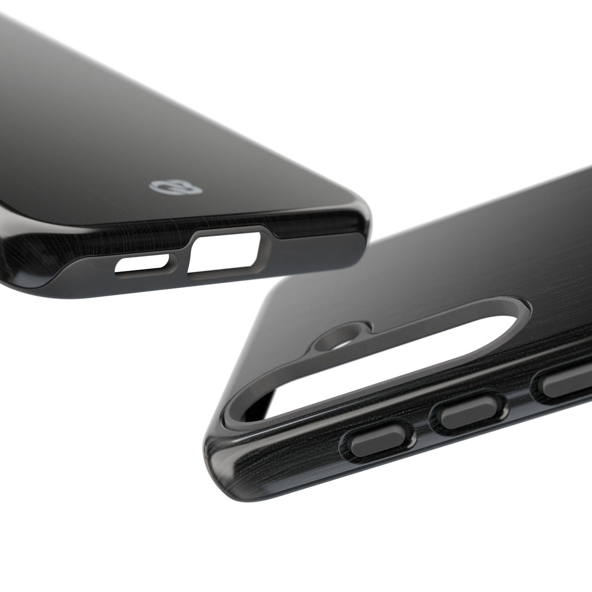 Obsidian Brushed Steel · Tough Phone Case for Samsung · Black