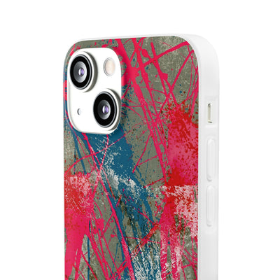 Neon Static Drip · Lite Phone Case for iPhone ·  Pink