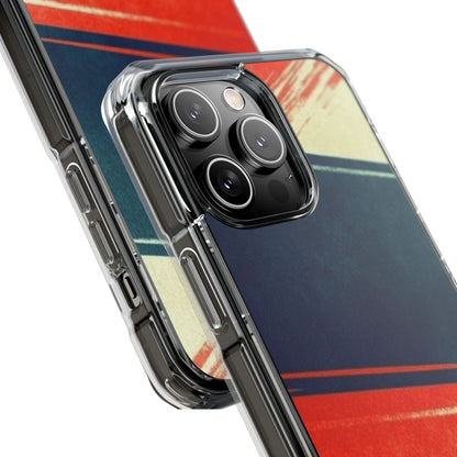 Blue Diagonal Motion iPhone 14 Pro Max Case - Impact