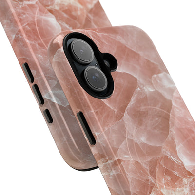 Rose Quartz Facet · Tough 2.0 Magnetic Phone Case for iPhone · Pink