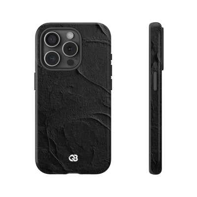 Obsidian Stucco Relief · Tough Phone Case for iPhone · Black