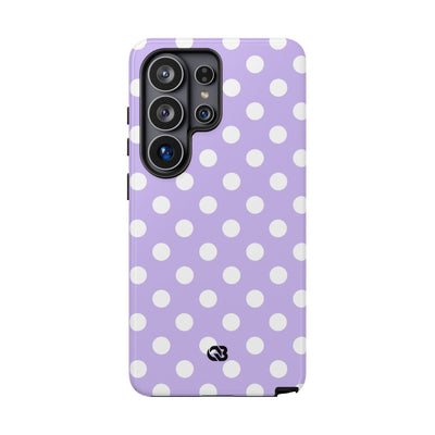 Lavender Polka Grid · Tough Θήκη για Samsung