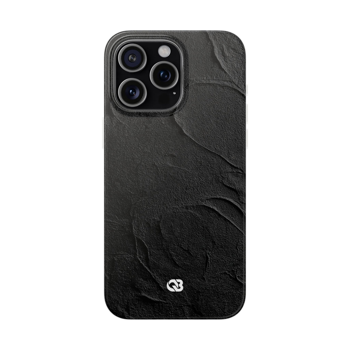 Obsidian Stucco Relief · Lite Phone Case for iPhone ·  Black