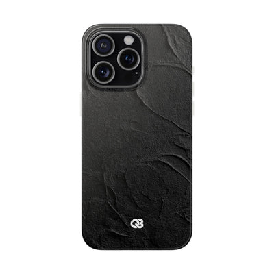 Obsidian Stucco Relief · Lite Phone Case for iPhone ·  Black