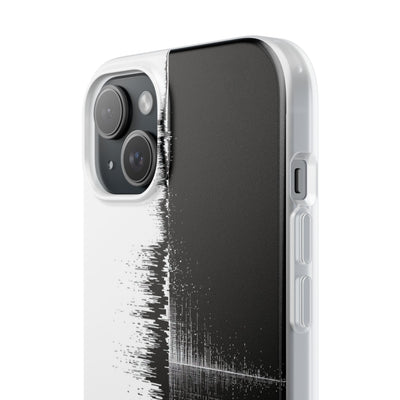 Black Lite Phone Case for iPhone - Static Signal Split