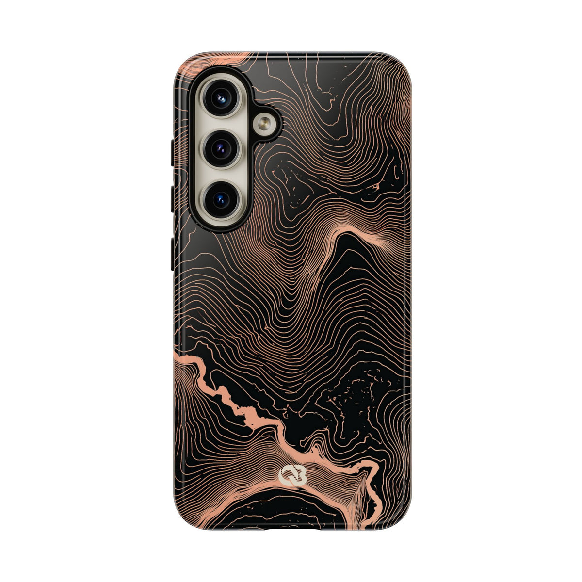 Mesa Elevation Contour · Tough Phone Case for Samsung · Black