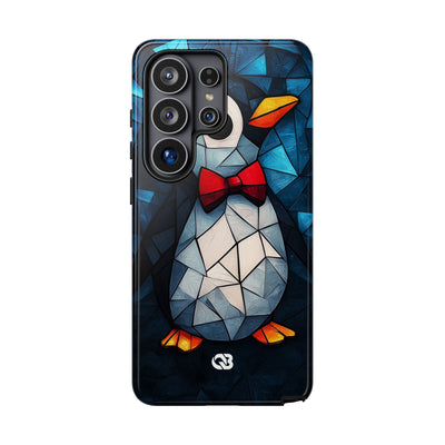 Mosaic Bowtie Penguin · Tough Hoesje voor Samsung