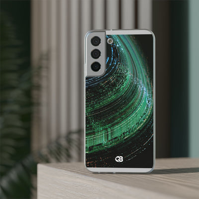 Orbital Data Stream · Lite Phone Case for Samsung · Green