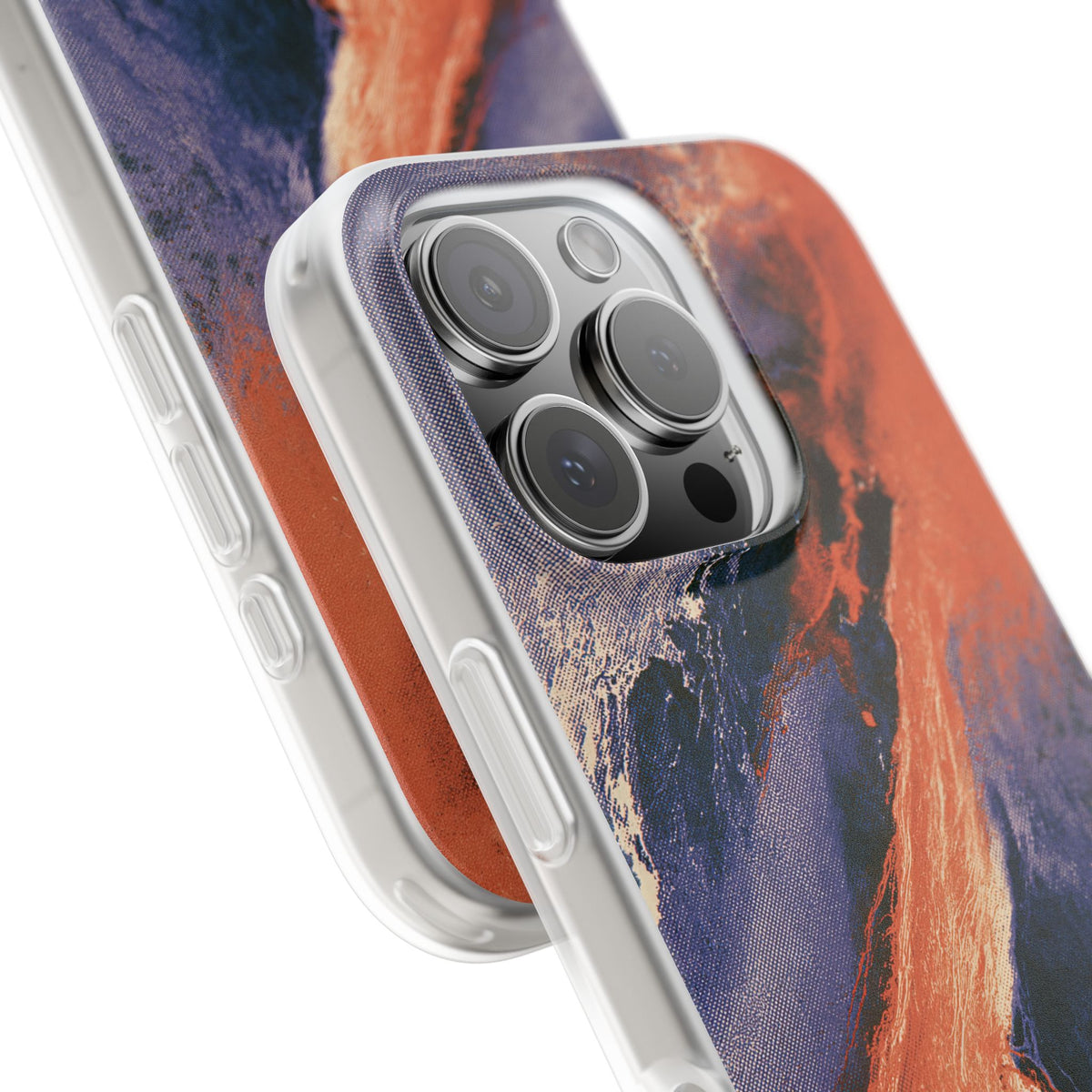 Solar Aura Drift · Lite Phone Case for iPhone ·  Orange